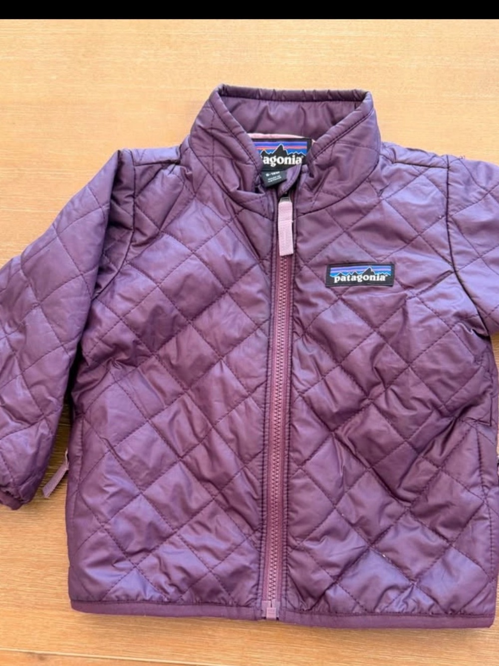 Patagonia Kids Quilted Puffer Jacket - Plum